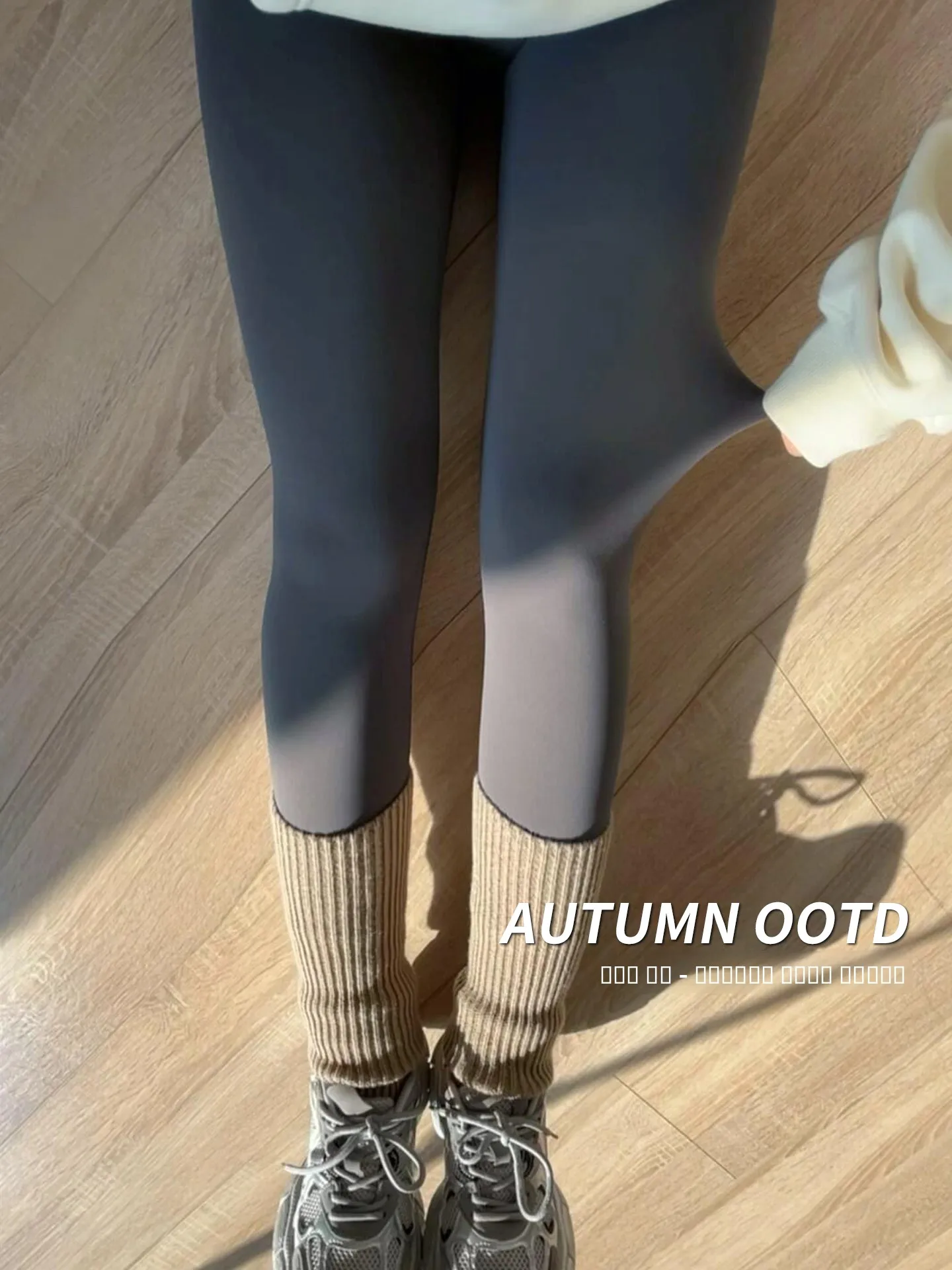 

ay ark Pants Women's High Waist Thiened Fce Yoga Pants Tight Slimming Base Layer Pants Autumn Winter New Arrival