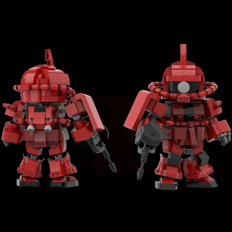 

552pcs MOC MS-06S Zakues II 0079 Manned Combat Robot Educational Building Blocks Christmas Gift Master Collector Edition Model