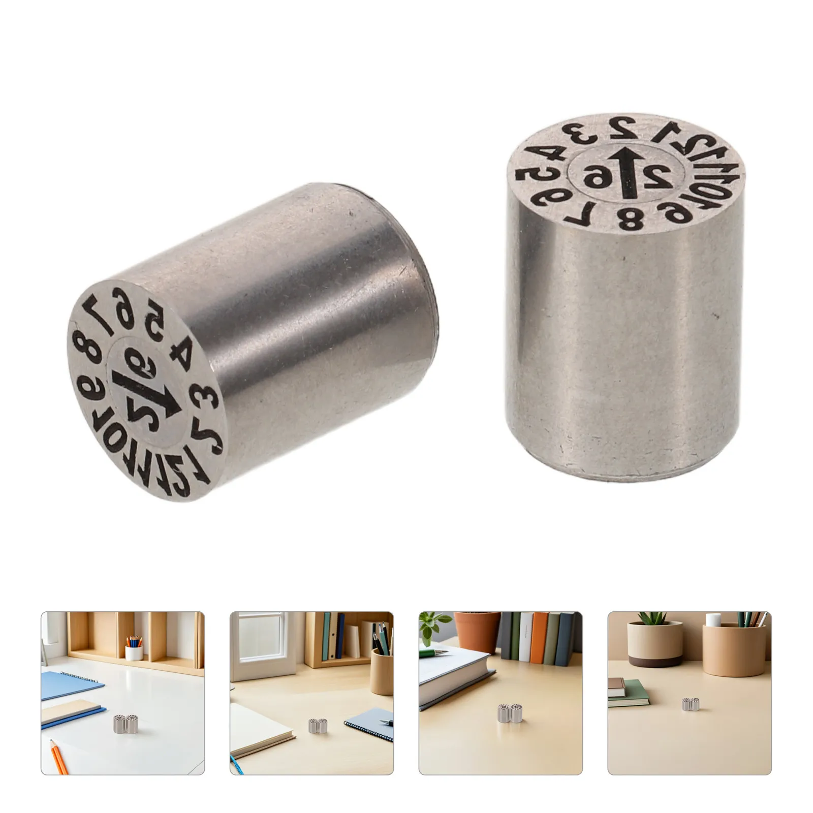 

Набор из 2 штампов для даты и номера, регулируемый, металлический, с пластиковой формой, ручной, для промышленного использования, бизнеса, маркировки складов