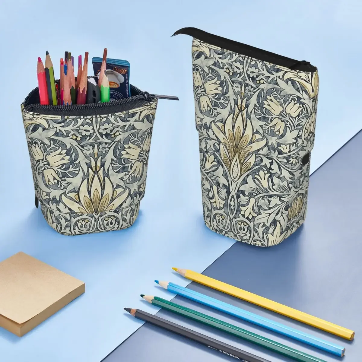 William Morris Snakeshead Pattern Wendefedermäppchen für Jungen und Mädchen, Schule, Stiftbox, Bleistiftbeutel, Schreibwaren