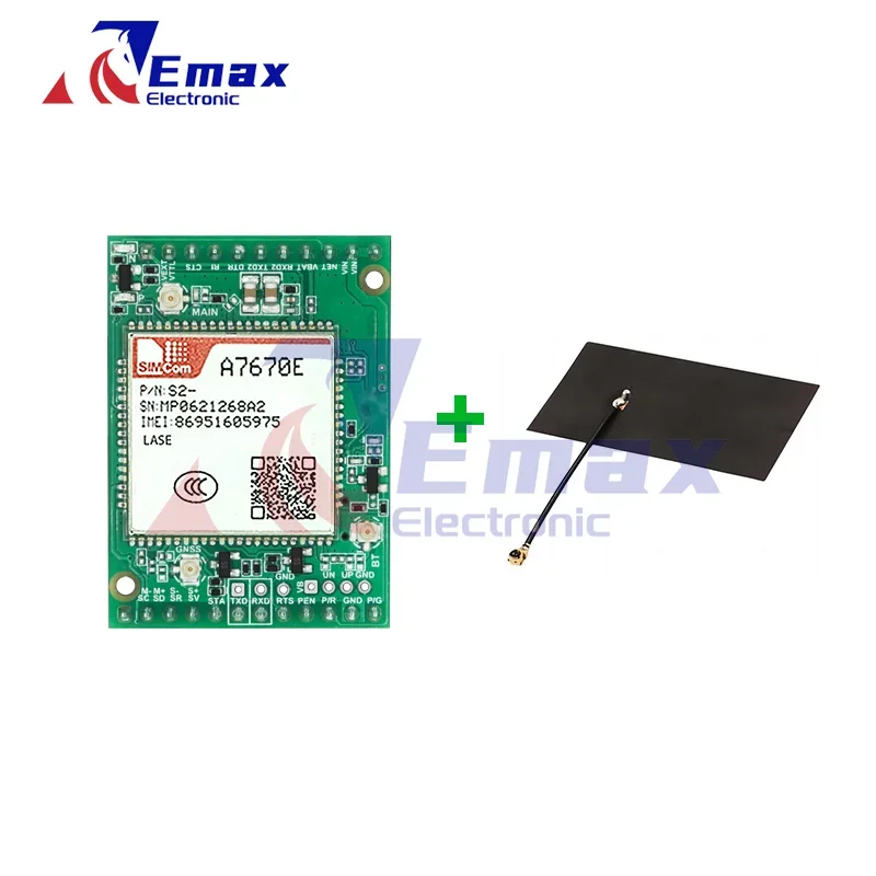 SIMCOM A7670E-LASE Core Board A7670E-LASE Development Board LTE CAT1+4G+2G+Voice not Supported GPS