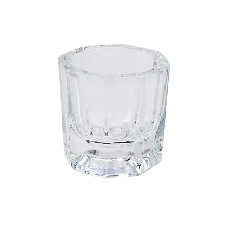 Cristal de Vidrio para Polvo Acrílico, Plato de Inmersión, Taza para Uñas, Recipiente para Lavar Pinceles, Herramientas de Arte de Uñas 6