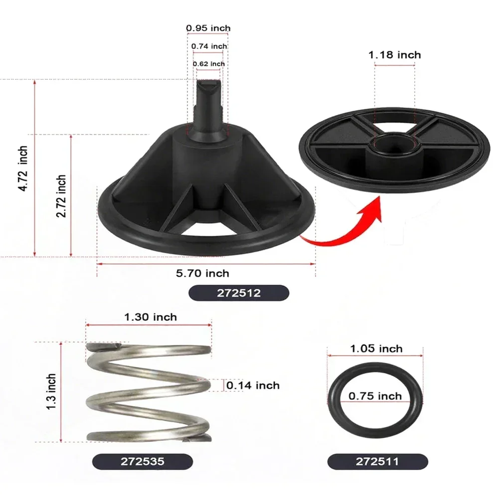 

Переключатель с прокладкой для PENTAIR 272512 для PACFAB 262506 272526, 6-ходовой 1,5 дюйма, многопортовые клапаны, часть для системы бассейна