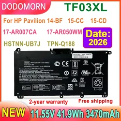 DODOMORN TF03XL batteria per Laptop per HP Pavilion 14-BF 15-CC 15-cd 17-AR 17-arit7ca muslimate HSTNN-UB7J muslim41wh