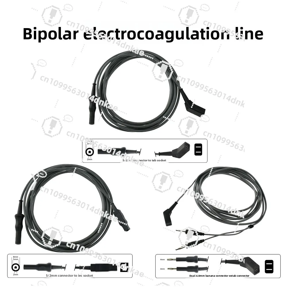 Compatible with TAB Interface, European Standard Electrocoagulation Tweezers, Bipolar Connection Wire, Repeatable High