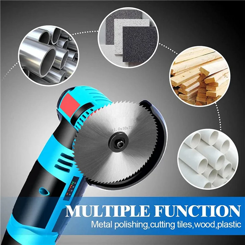 

AS60-30Pcs 75Mm Cutting Disc For 10Mm Bore Angle Grinder Metal Circular Saw Blade Flat Flap Grinding Wheel Sanding Pads Tool