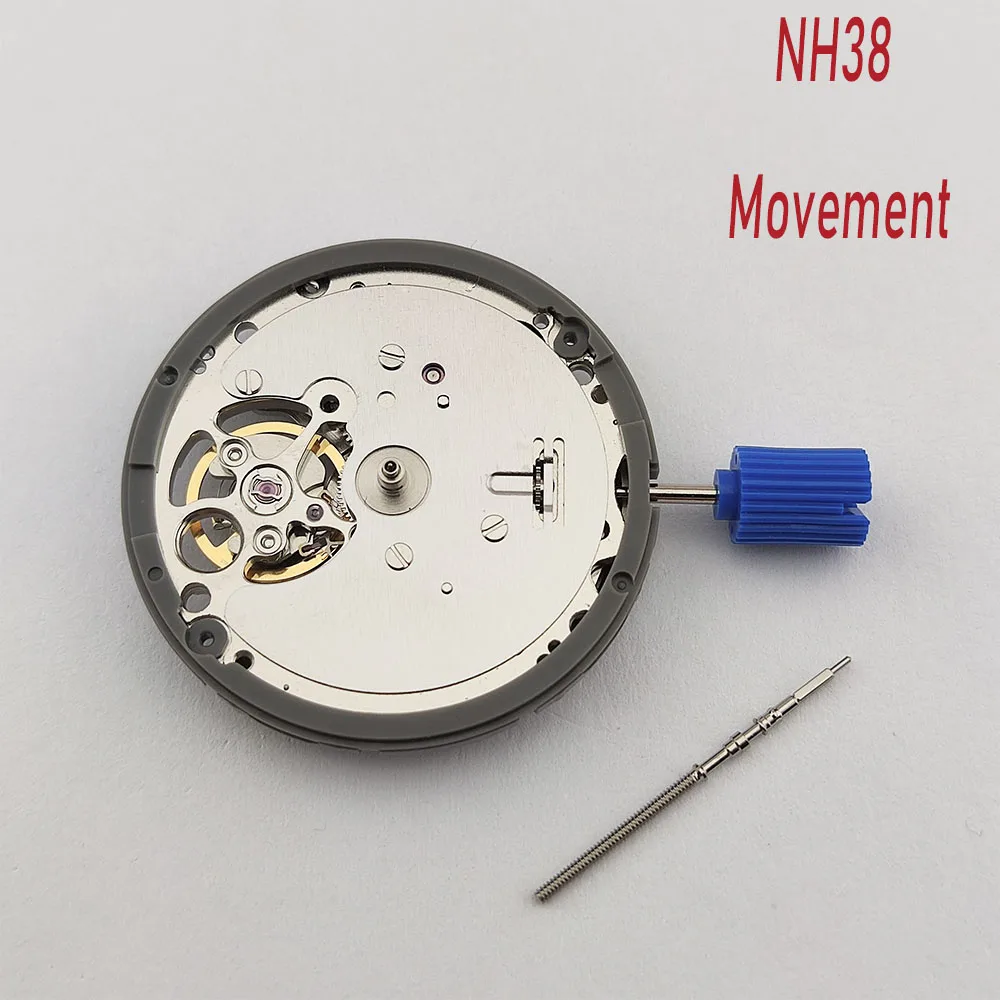 NH38 Movement Japan Original 24 Jewels Automatic mechanical High Accuracy Watch Movement Mechanism NH38 Automatic Movement