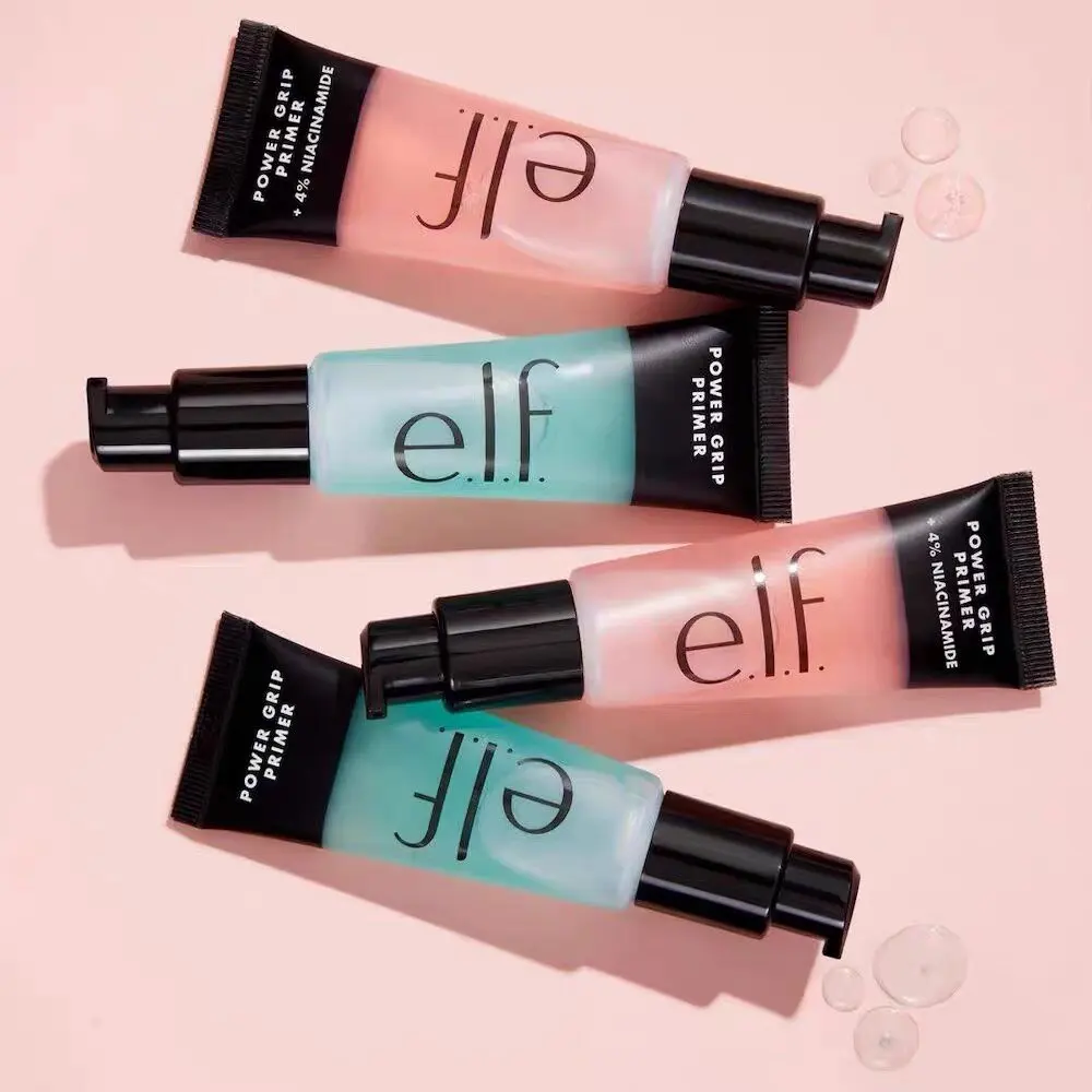 Productos de Cuidado de la Piel Hot Elf, Gel Pre-Maquillaje Verde y Rosa, 24 ml, Exfoliante, Limpiador de Poros, Spray Fijador de Maquillaje Hidratante y Duradero