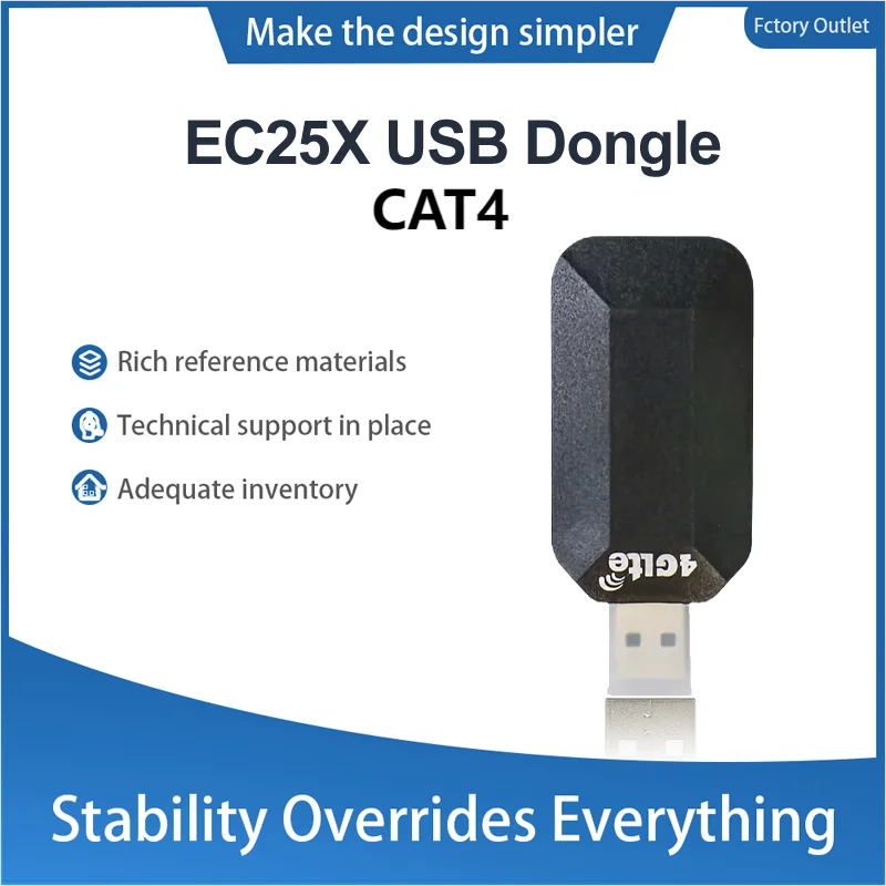 Schede di sviluppo LTE CAT4 EC25AUXGR Dongle USB EC25AUXGR-128-SGNS Core Board 1 pz