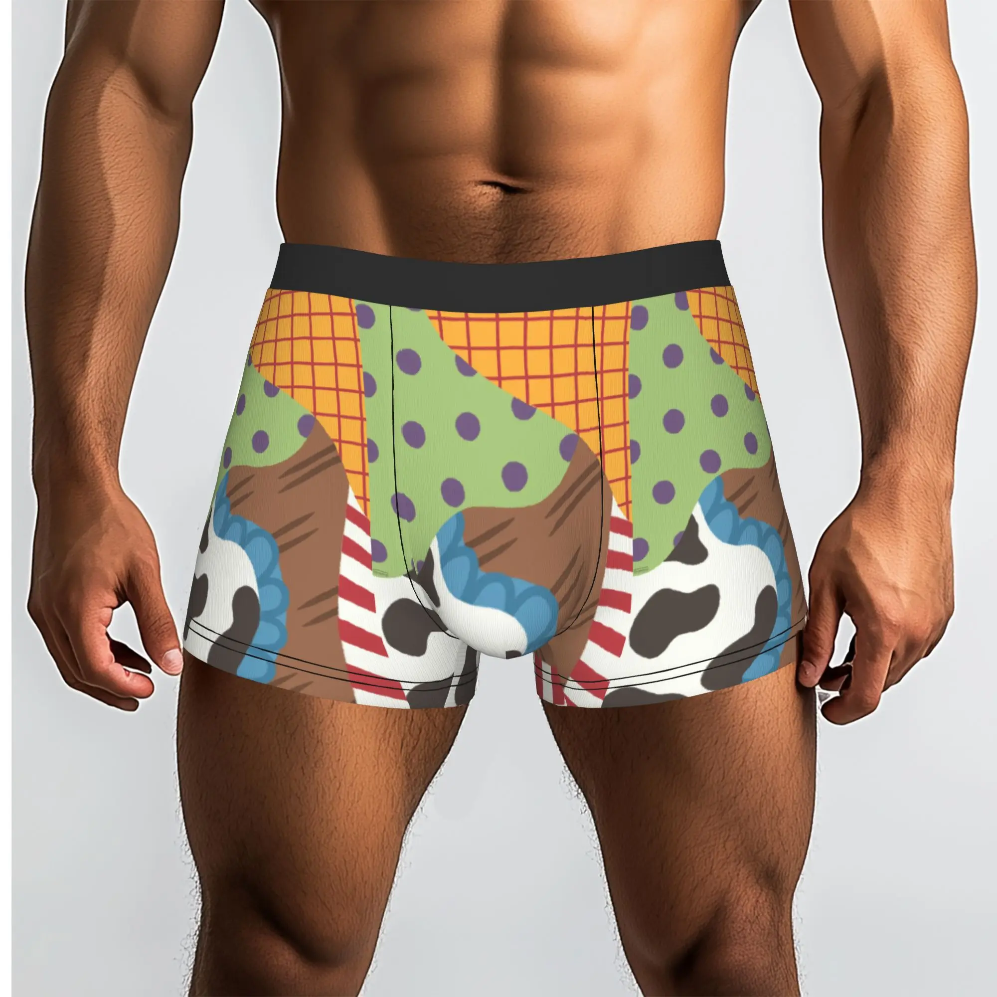 Custom T-Toy Cartoon S-Story Underwear Men Printed  Boxer Shorts Panties Briefs Soft Underpants