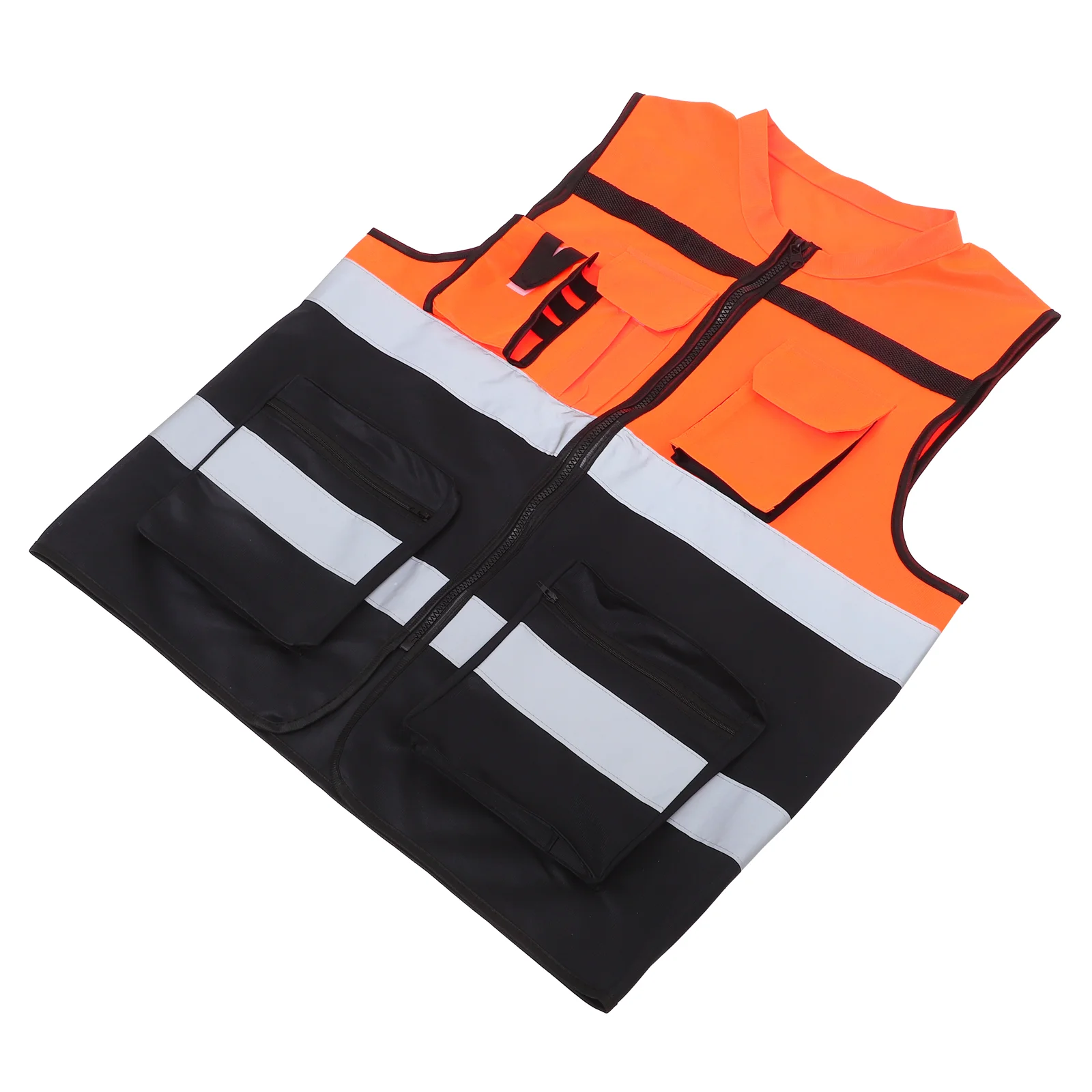 Reflective Tape Safety Clothing High Visibility Vest Water Proof Construction Cycling Traffic Security Woman