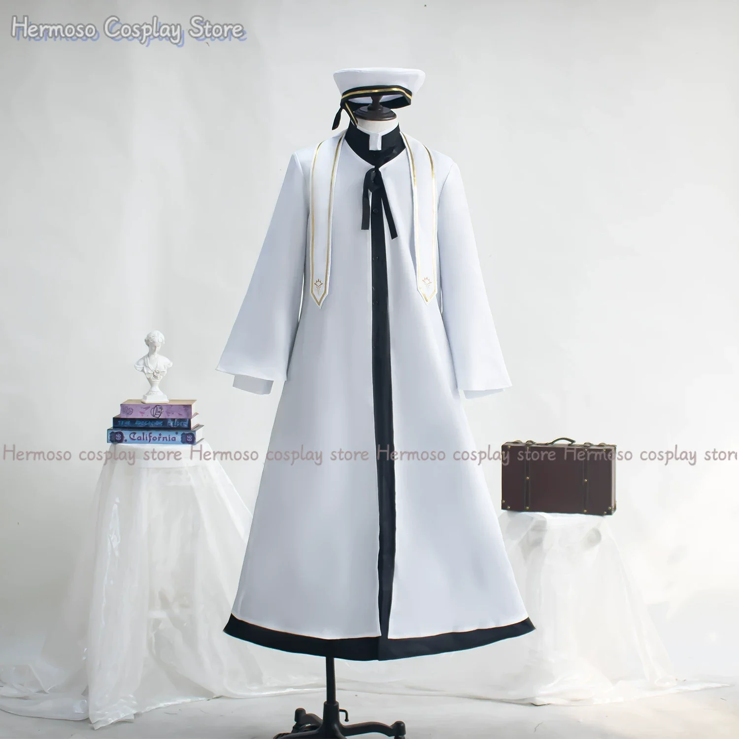 

Lord of Mysteries Anime Fools Cosplay with Exclusive Shoes and Exclusive Costumes for The White Choir Cosplay Costume All of Set