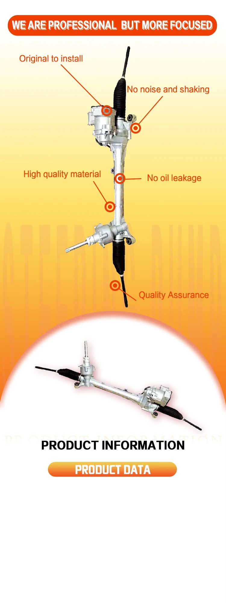 ReconFumde direction de rack d'alimentation électrique bon marché, FOCUSs CV6C3D070 CV6C3D070