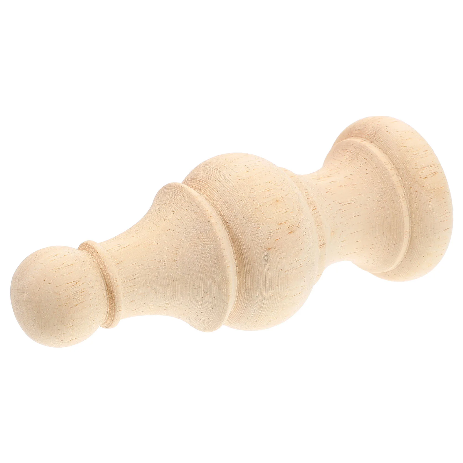 

Wood Carving Decorative Capitals Bed Post Finials Unique Decoration Display Vases Bedpost Decorations Wooden Column Tops