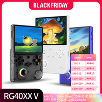 ANBERNIC RG 40XXV Retro Handheld Game Console 4.0 inch IPS Screen Linux 64bit System With RGB Light 64G Card 5000+ Games RG40XXV