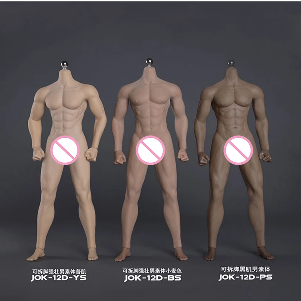 JIAOU 인형 JOK-12D JOK-11C JO-K10A JOK-17A 1/6 강한 남자 슈퍼 유연한 원활한 바디 12'' 근육 남성 군인 액션 피규어