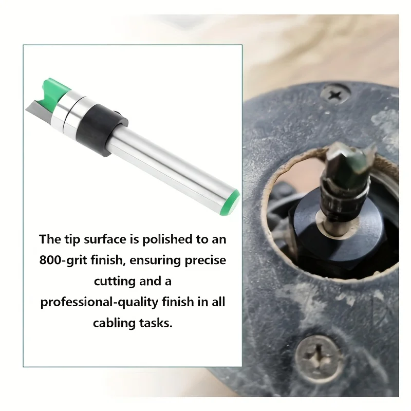 1 peça 1/4 em 6mm cortador de haste roteador bit corte carpintaria fresa lâminas duplas