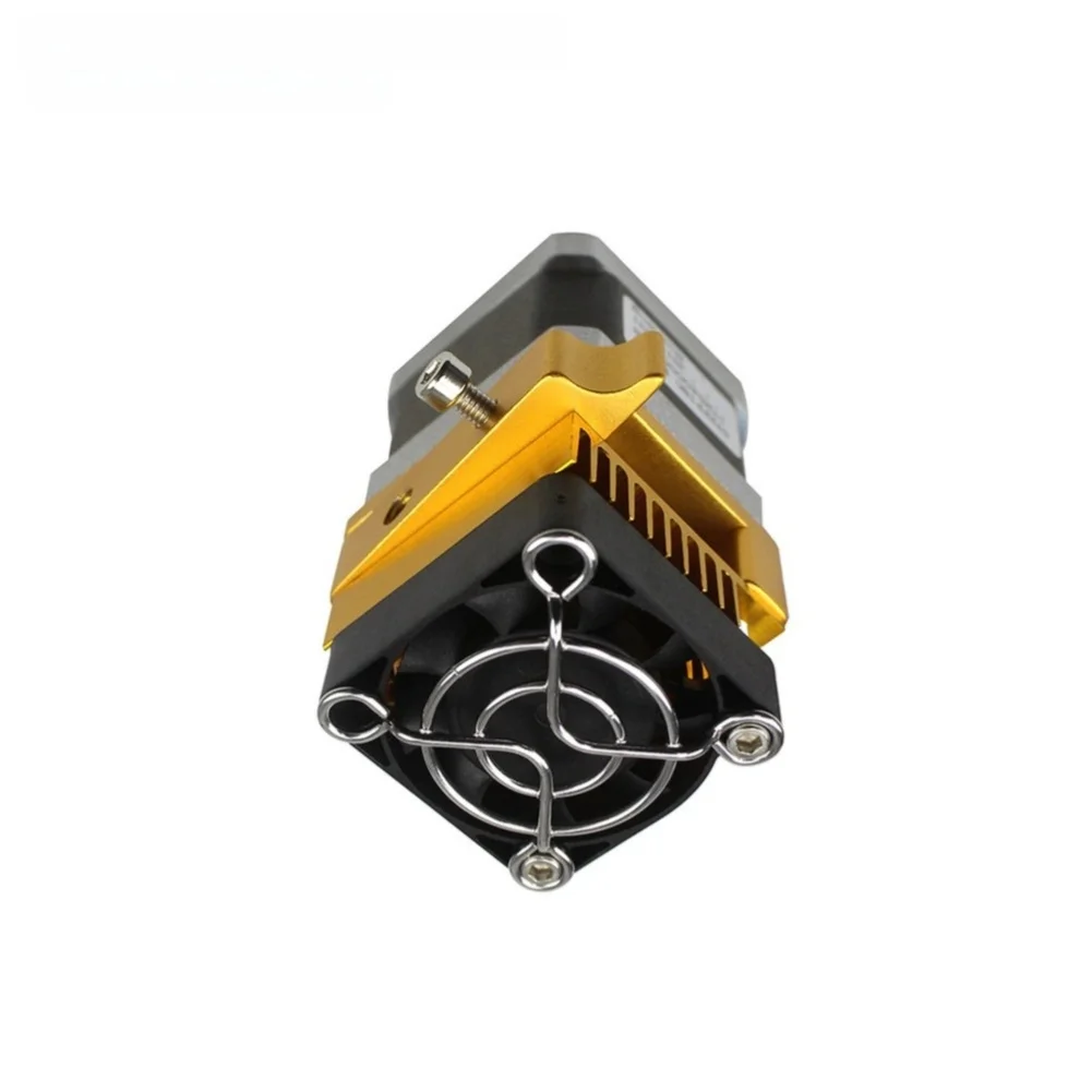 

Комплект экструдера для 3D-принтеров, совместимый с MK8, для филамента 1,75 мм, сопло 0,4 мм, 12 В, 40 Вт, цельнометаллический корпус, золотистый цвет.