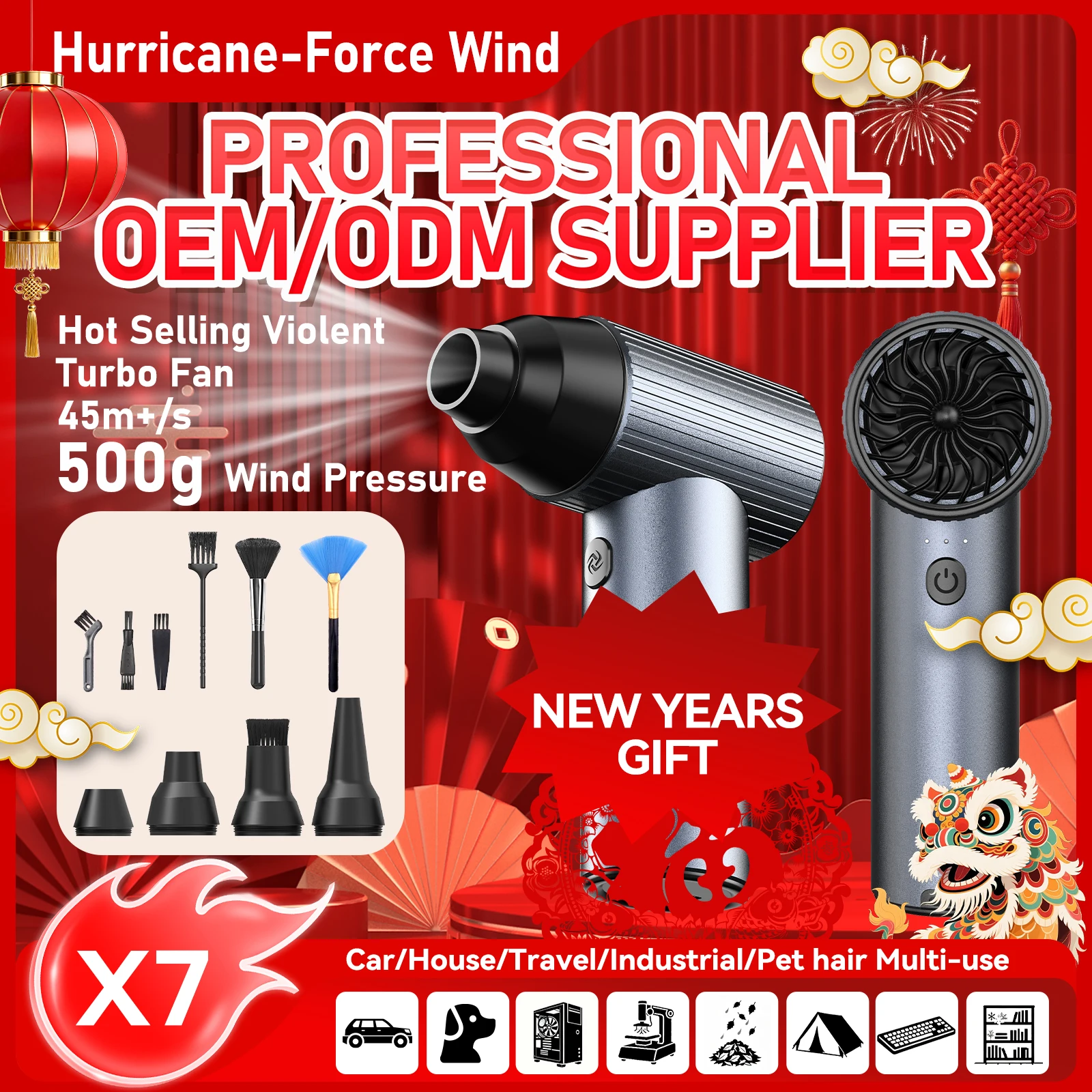 ADINKAM Newfashioned Cleaning Tool for Families Friends Violent Turbo Fan for Office Hotel House Cleaning Snow Billowing Tool