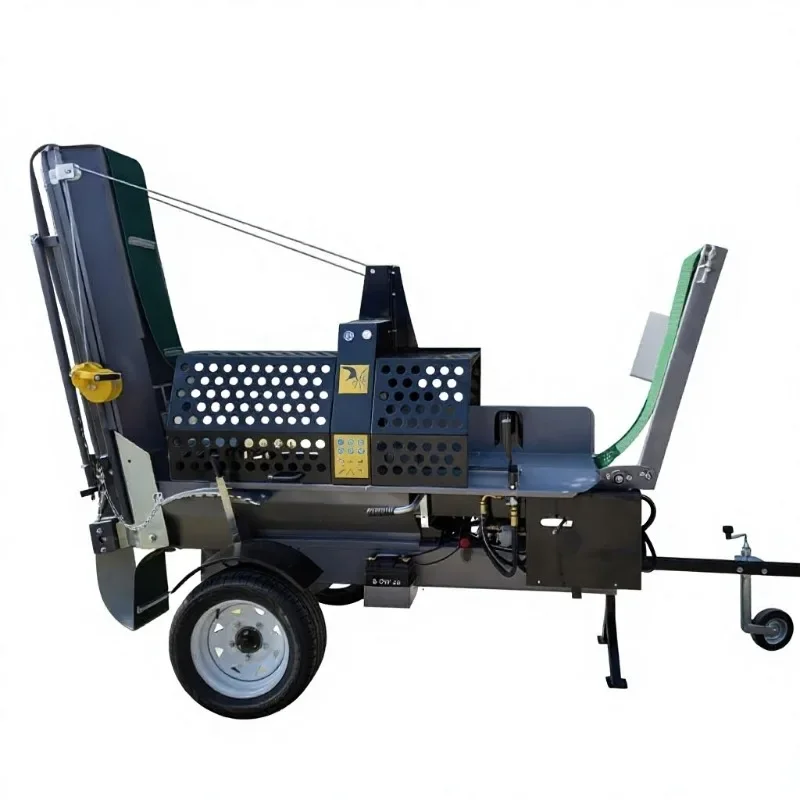 High Quality Factory Price Forestry Machinery Firewood Processor Wood Splitter Tree Cutting Splitting 15HP  Motor Pump
