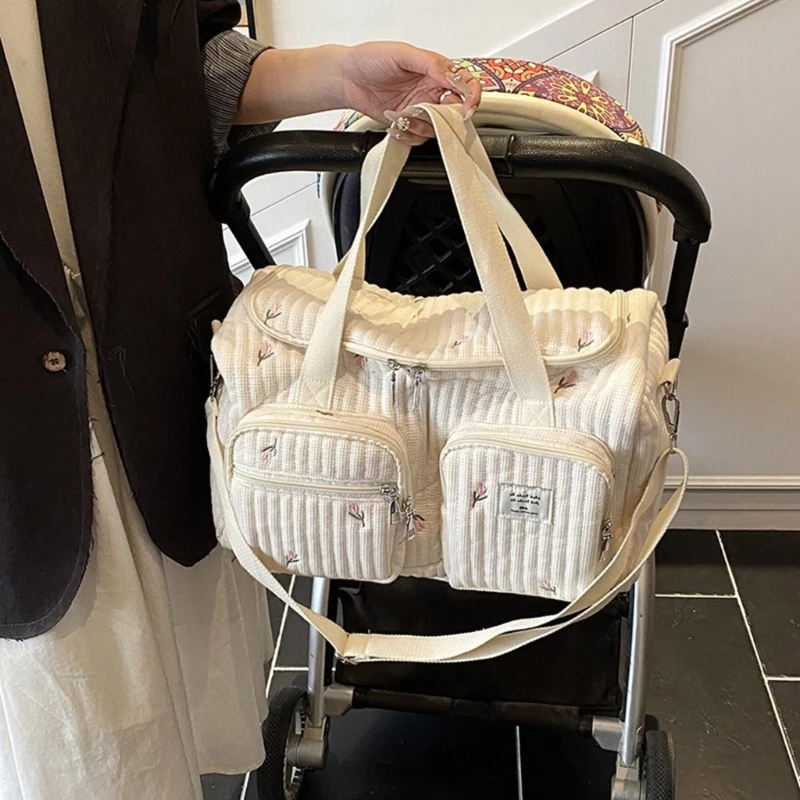 

Stylish and Spacious Diaper Bag Organsier with Wear Resistant Design for Mom
