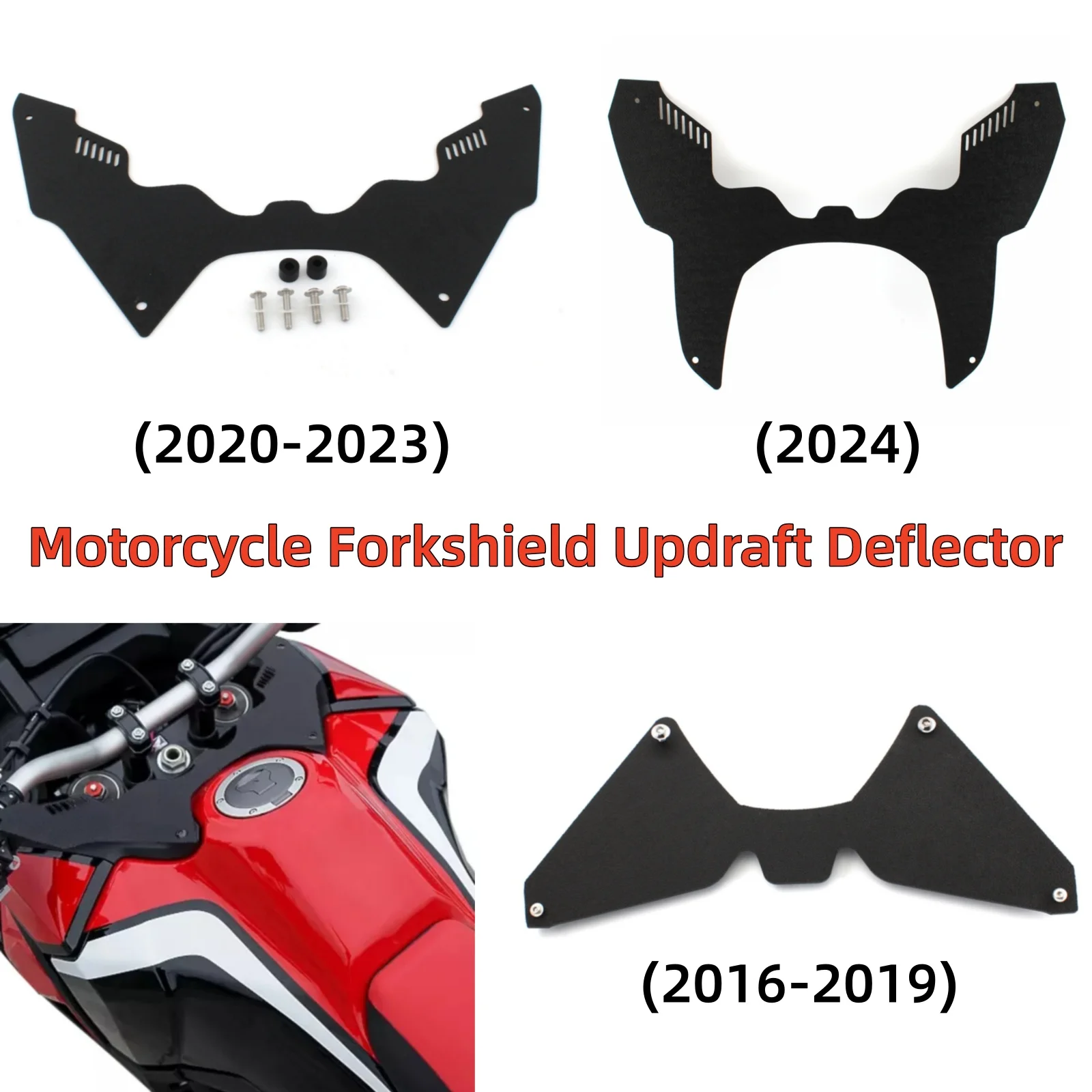 Fuel Tank Front Cover For Honda CRF1100L Africa Twin Adventure Sports  Forkshield Updraft Deflector 2020-2023 Moto Accessories