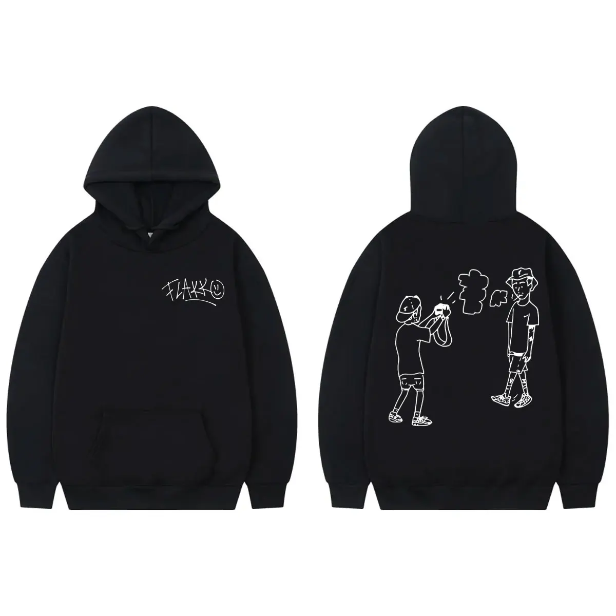 

Rapper Rels B Skinny Flakko Merch Hoodies Men Women Clothing Fashion Hip Hop Pullovers High Quality Fleece Hooded Sweatshirts