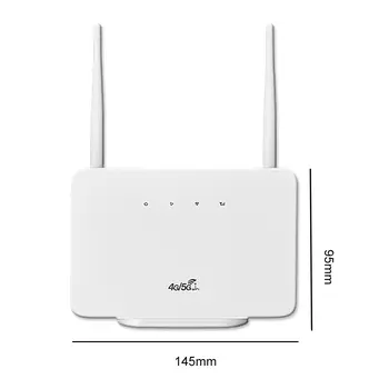 Bezdrátový 4G router 300Mbps LTE modem externí anténa slot pro SIM kartu zástrčka EU pro domácí cestování nebo práci 10 nejlepší prodej 4G LTE router s venkovní anténou - №2