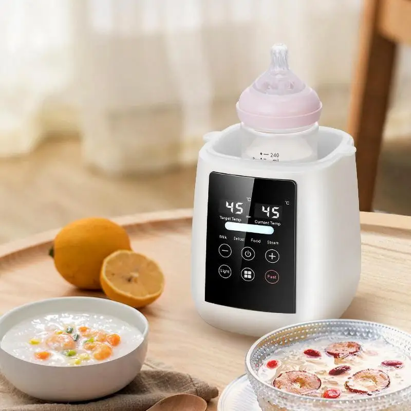 Baby Warmer Bottle Baby Milk Warmer Automatic Shutdown Breastmilk Heater Baby Food Heater Safe & Fast Feeding Bottle Warmer For