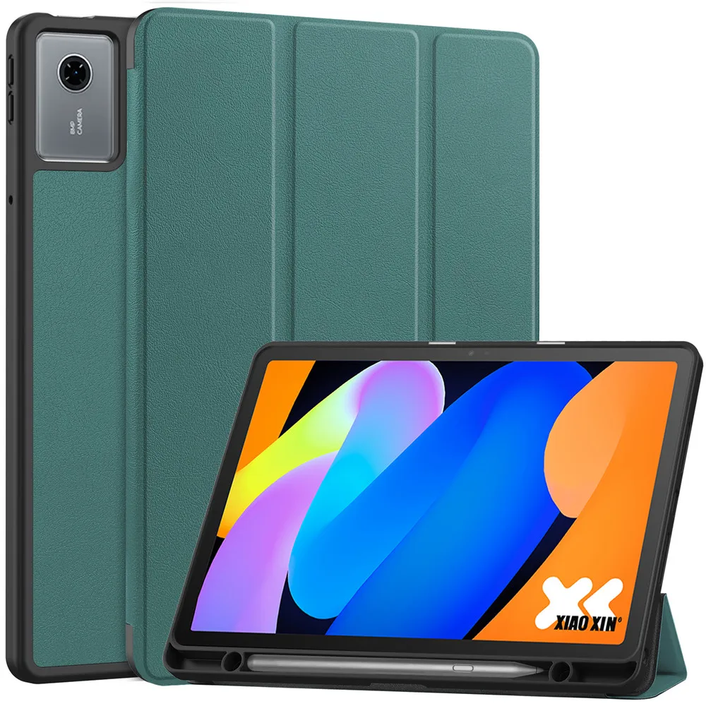 

For Lenovo Xiaoxin Pad 11 2025 Case Idea Tab 11/K11 Gen2 Folding Smart Cover With Pen Slot Funda TB335FC/TB336ZU/FU 11inch Cover