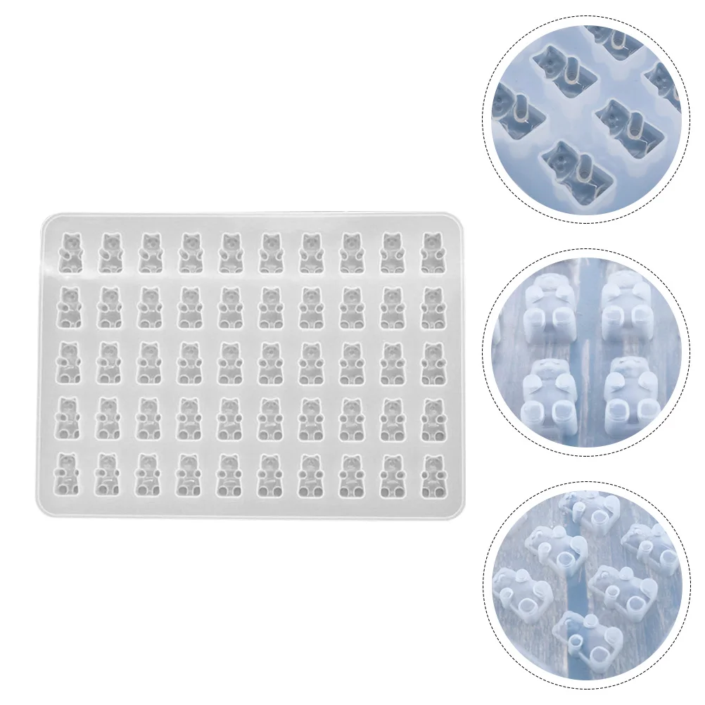 

Fondant Freezer Molds for Gummies Forming Machine Cute Baking Bear Silicone Cake