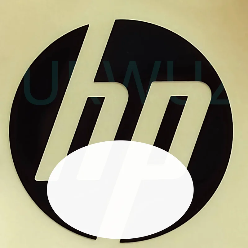New Applicable Logo Electroforming Sticker Metal Electroplating Logo For HP 15-BS BW TPN-C129 C130 Silver Black