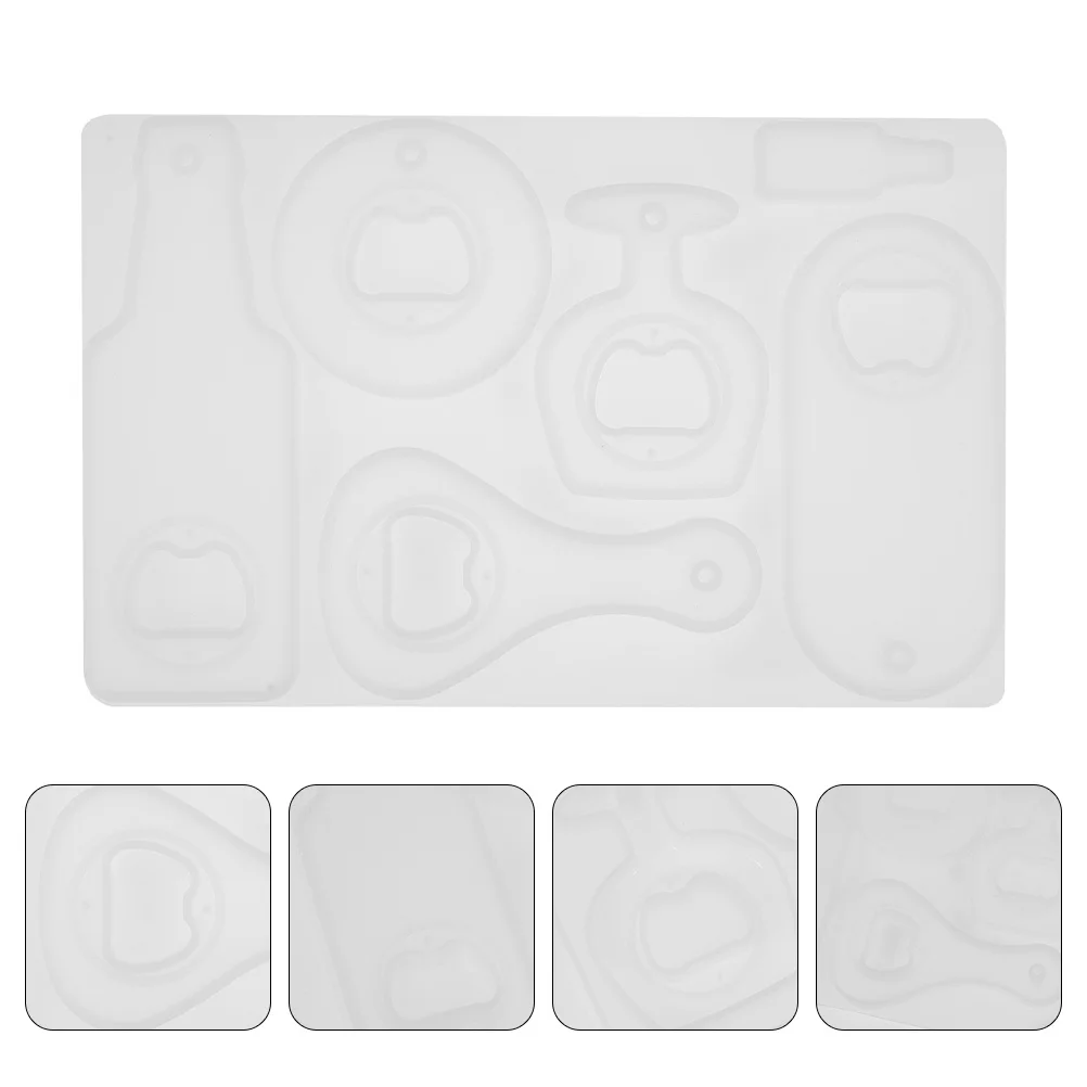 

Bottle Opener Mold Silicone DIY Crafts Gift Beer Opener Maker Epoxy Resin Casting Molds Creative Projects Kitchen Bar Tools