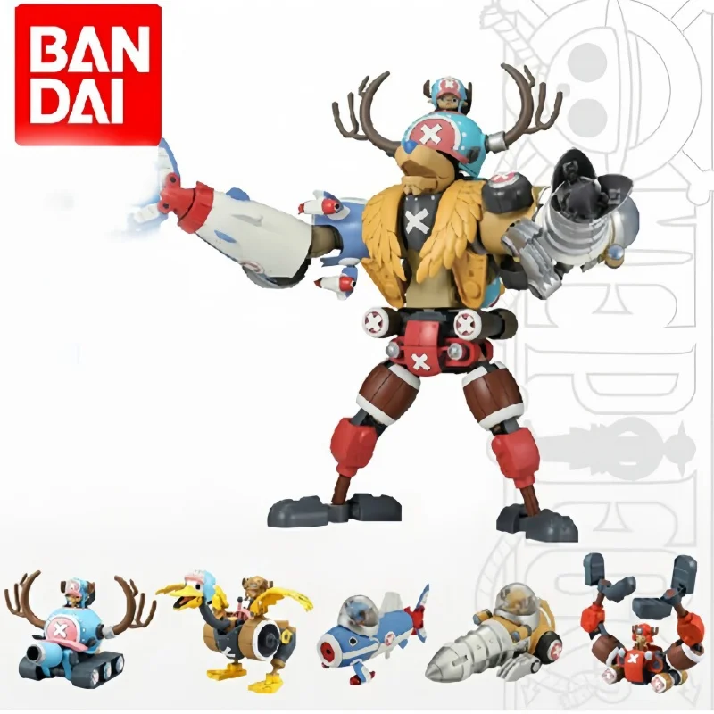 

Bandai Original Genuine One Piece Chopper Robo 1 2 3 4 5 Anime Action Figures Toys for Gift Assembly Model Ornaments Toys