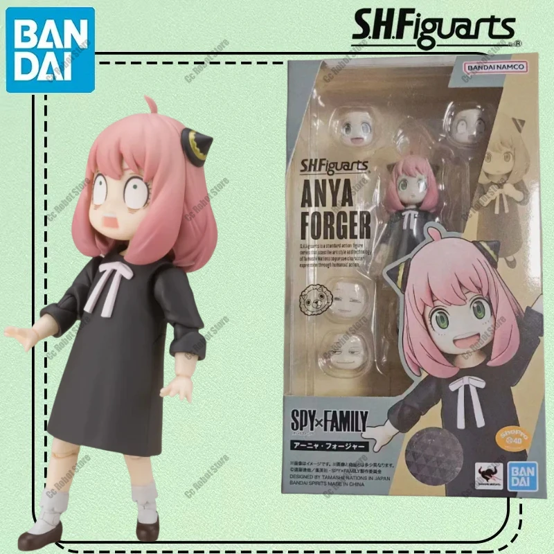 

In Stock Bandai S H Figuart Original Spy X Family Anya Forger Doll Brand New Boxed Action Figure Anime Characters Model Garage