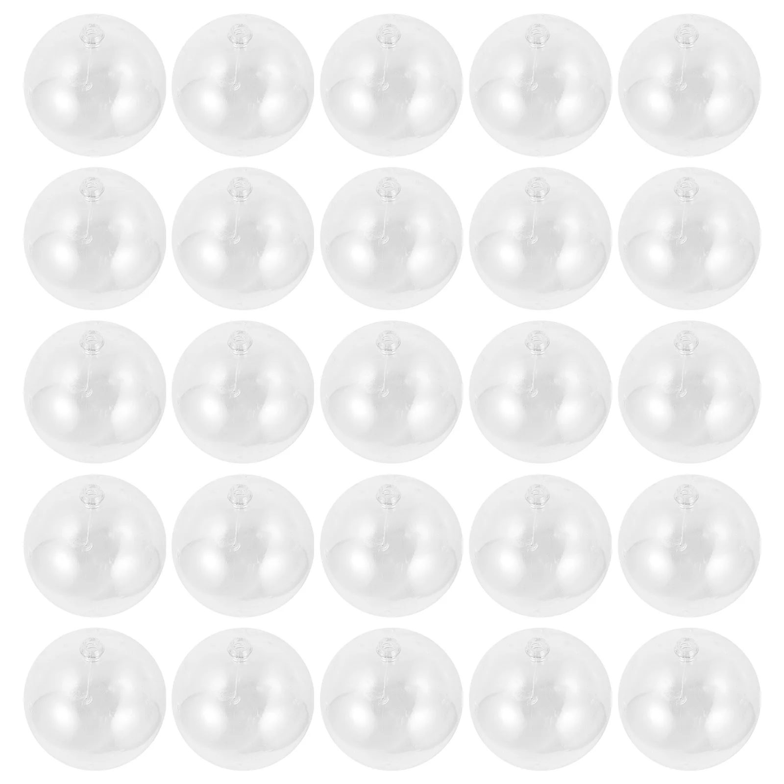 

25 Pcs Decorate Christmas Decoration Ball Baubles Plastic Assorted Tree Ornament