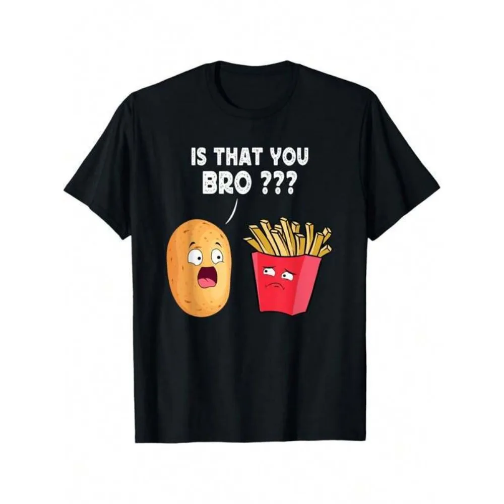 

Развлечение «Спасибо, брат» Футболка для мальчиков с принтом French Fry Chef