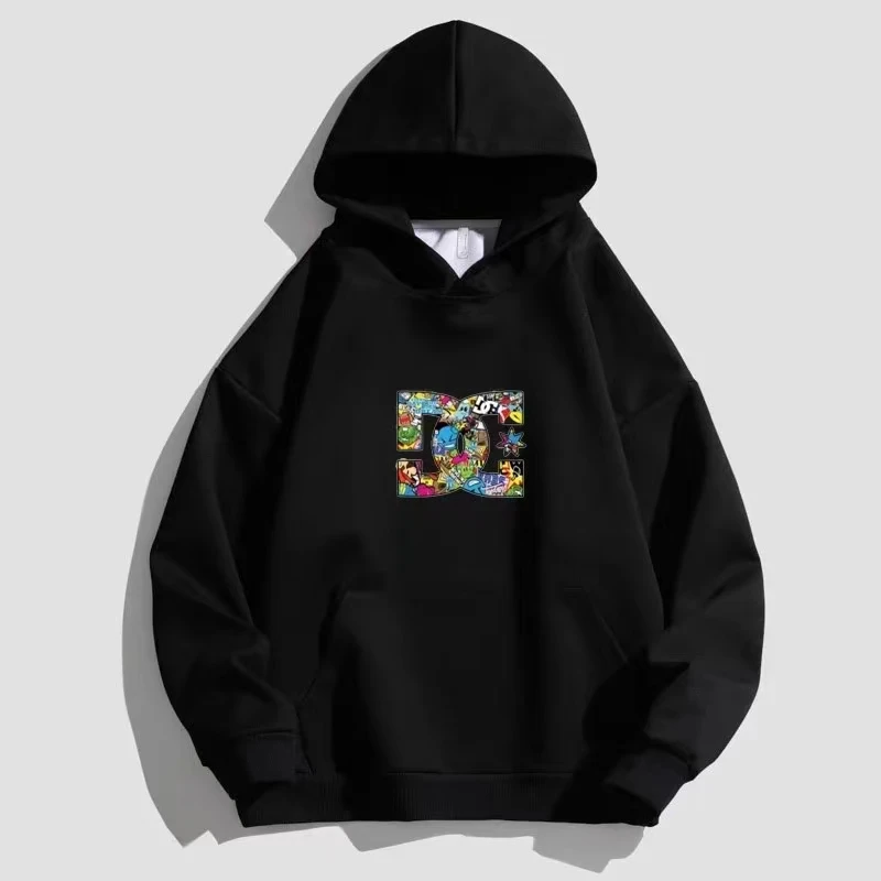 

Men's Letter Printing Hoodies Hooded Sweater Sports Sweatshirts Men Cotton Pullovers Hip Hop Male Hoodies Casual Size S-5XL