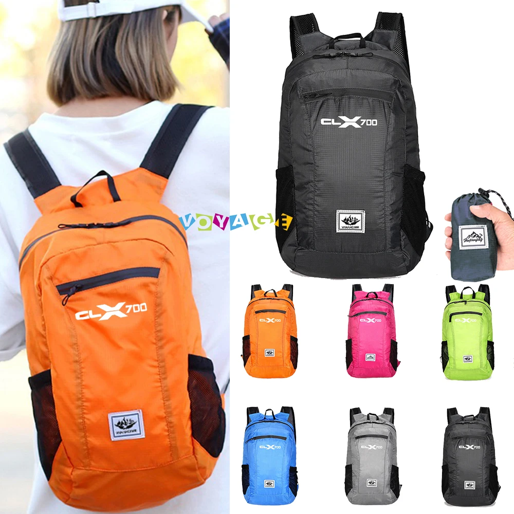 Logo For CFMOTO CLX700 CLX 700 Accessories Premium Waterproof Bag Portable Foldable Backpack Folding Mountaineering Bag