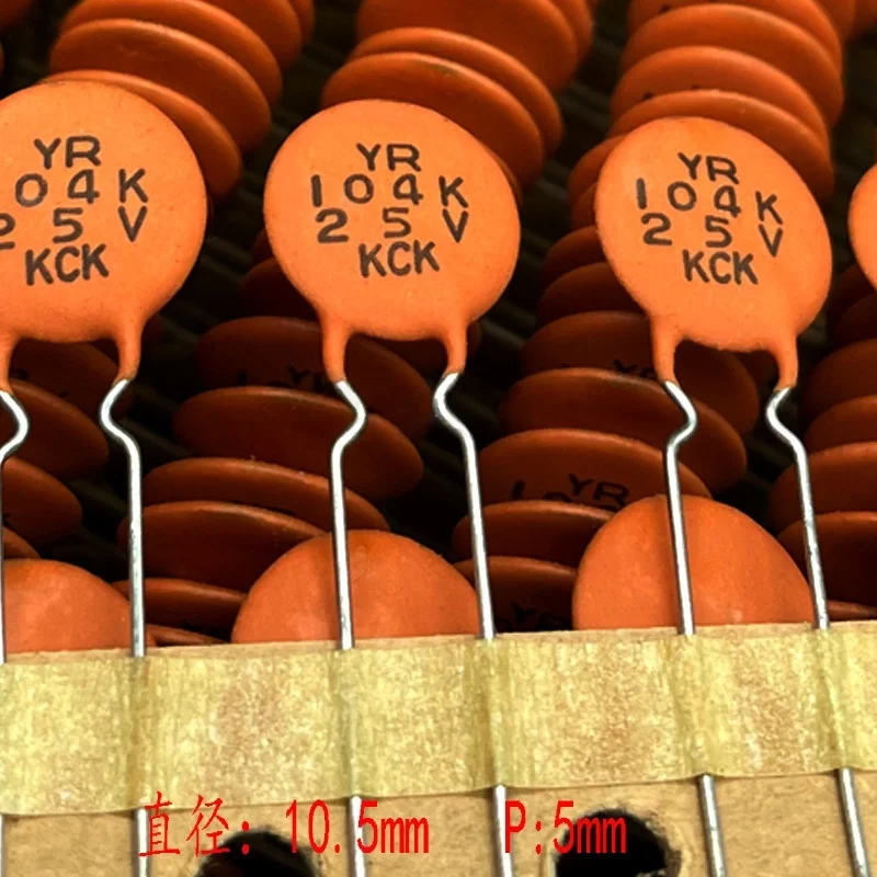 KCK YR 104 100nf 0.1uf 25v guitar BASS Fever audio ceramic chip capacitor YR 104K 25V KCK