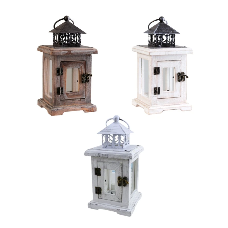 Lantern Decorative Distressed Metal Lantern Wedding Centerpiece