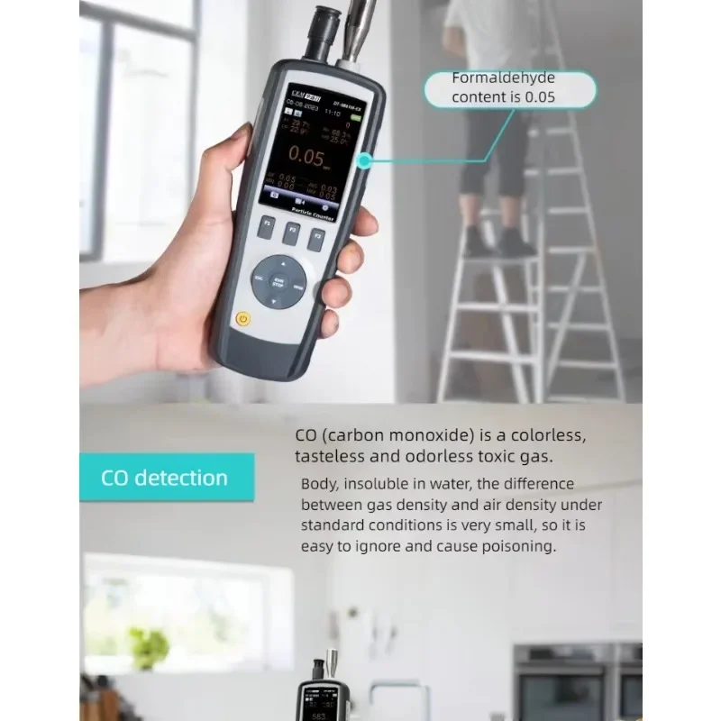 Detector de calidad del aire a prueba de explosiones CEM, partículas intrínsecamente seguras para PM2.5 PM10 en atmosferas DT-9881M-EX