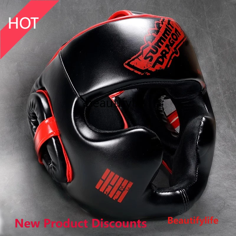 Casco de boxeo A49 Protector de Taekwondo Protector de cabeza para adultos, casco de entrenamiento Sanda Muay Thai