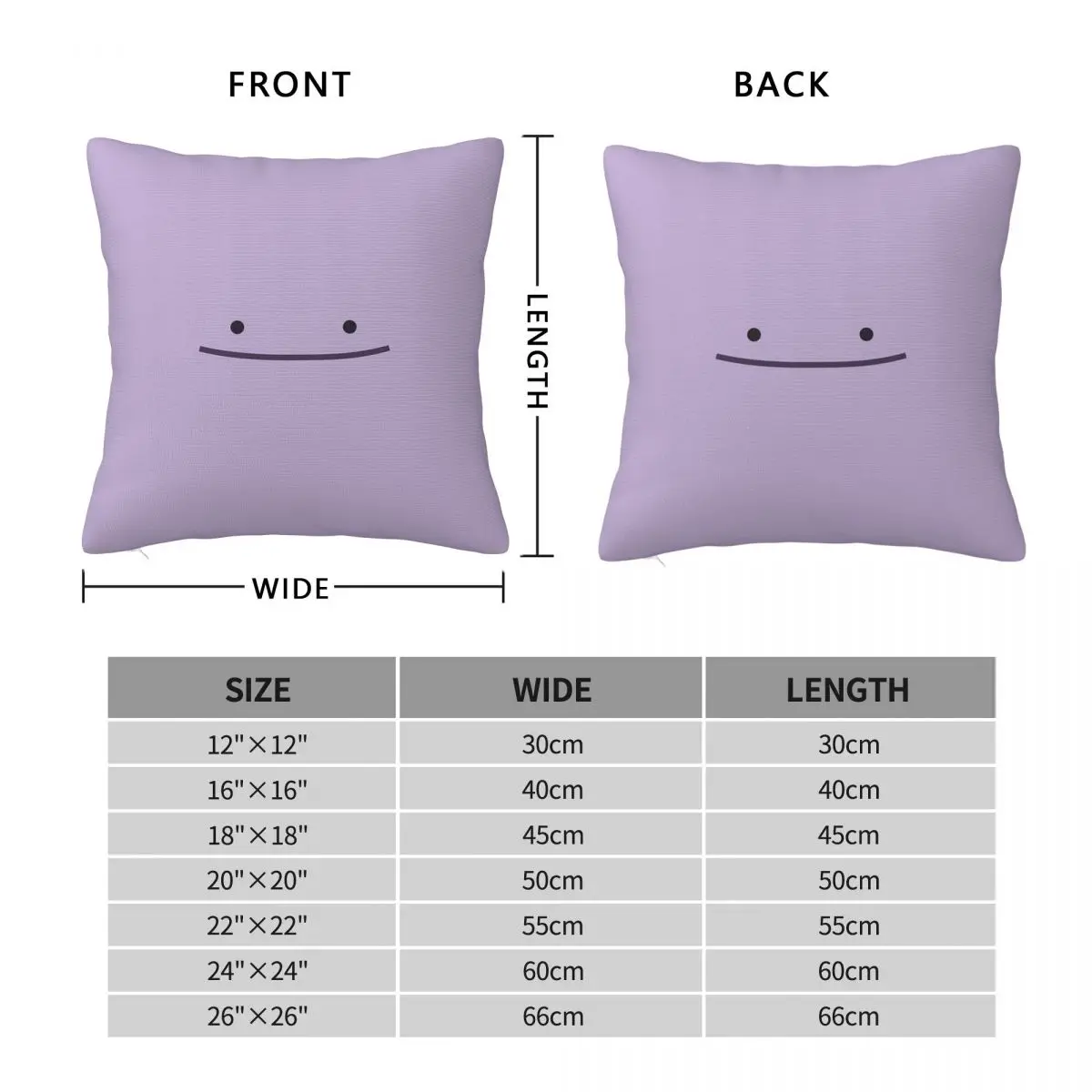 Ditto Pillowcase Polyester Linen Velvet Creative Zip Decorative Throw Pillow Case Home Cushion Cover