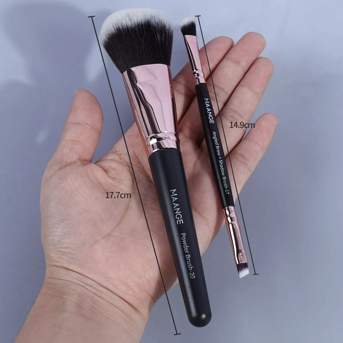 Maange 20Pcs Makeup Brushes with Box Professional Cosmetic Powder Eye Shadow Foundation Blush Blending Beauty Tool For Women