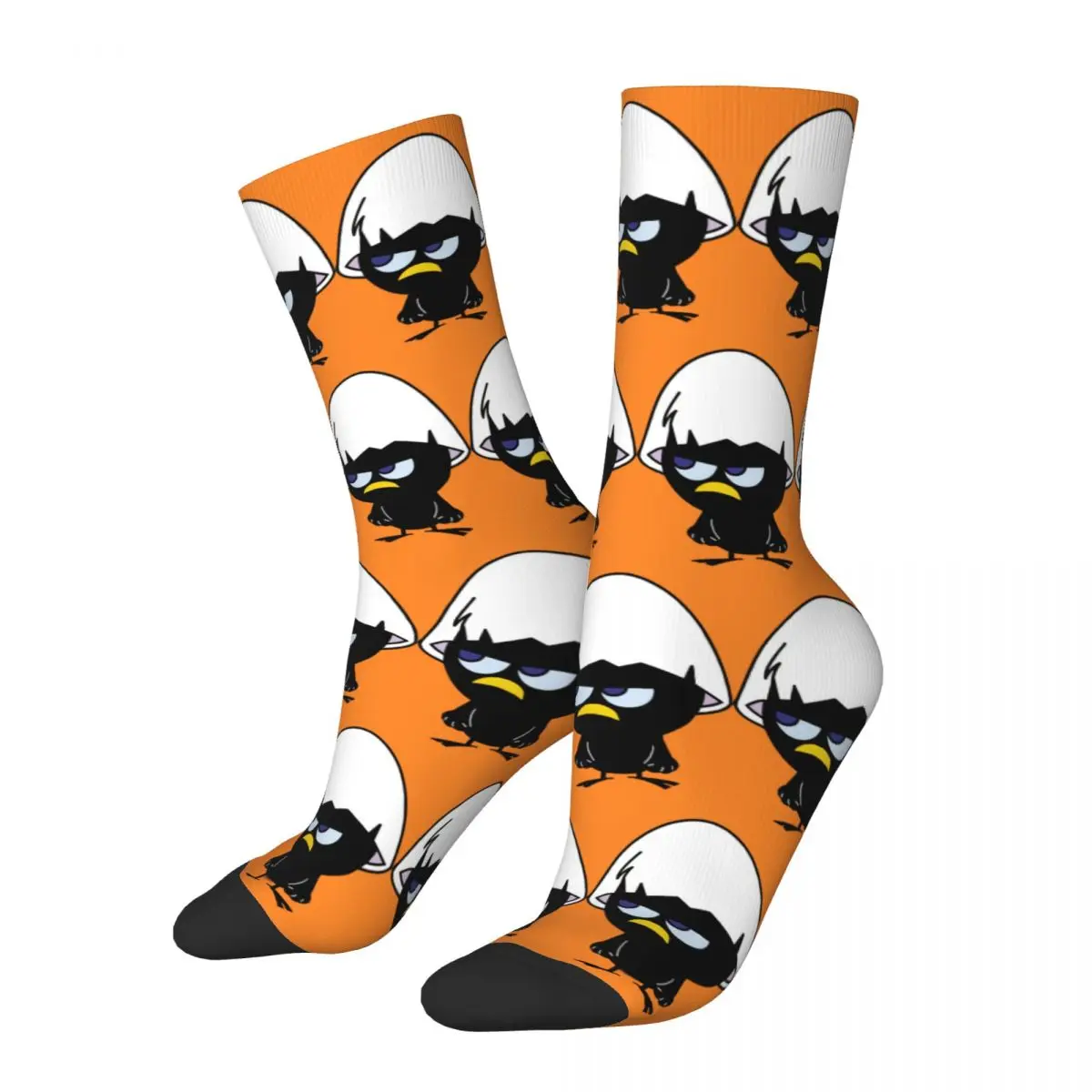 Calimero Anime Angry Socks Men's Women's Casual Cartoon Socks Harajuku Spring Summer Autumn Winter Middle Tube Socks Gift