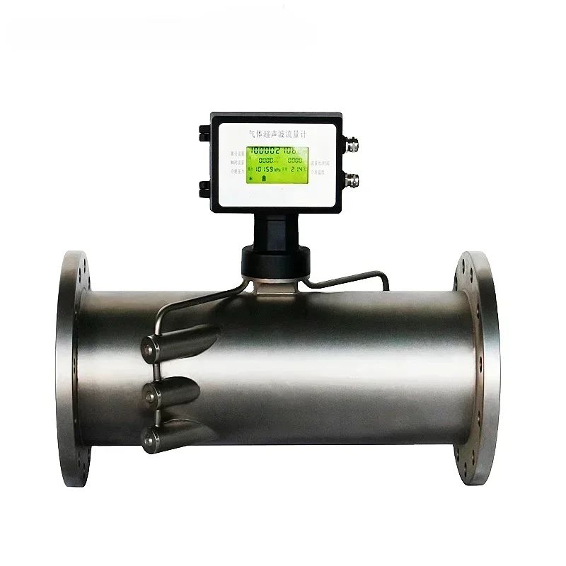 Ultrasonic Natural Gas Flowmeter 1-2000m3 Pipe Type    DN25/DN200