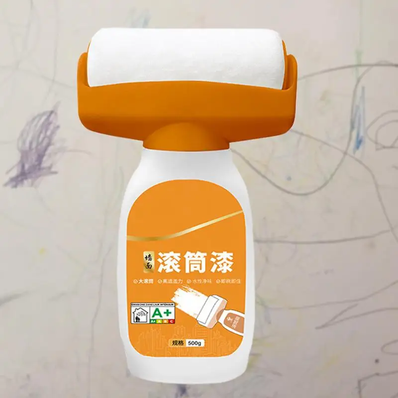 Paint Brush Roller White Latex Small Strong Covering Roller Paint Multifunctional Water Emulsion Type Wall Repair