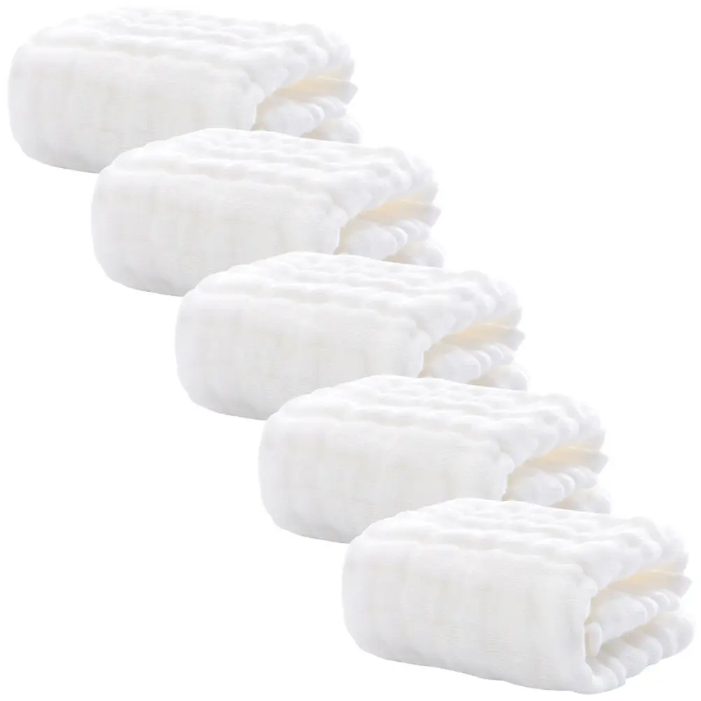 

5Pcs Baby Burp Cloths Washcloths for Face Hands Drool Sweat Quick Drying Gentle on Skin Newborn Baby Washcloths
