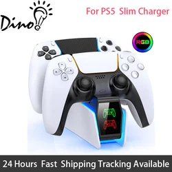 For PS5 Controller Charger PS5 Accessories with Fast Charging , Dual Controller Charging Stand for PlayStation 5